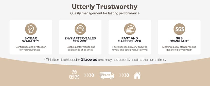 Aluminum Outdoor Patio Furniture Set with Coffee Table, 4 Piece Patio Conversation Sets with Washable Thick Cushions, Patio Sectional Furniture Set for Porch, Balcony, Deck, Graphite