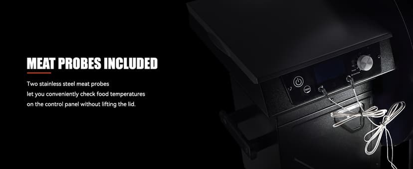Z GRILLS Wood Pellet Grill Smoker with PID 2.0 Controller, 459 SQ.IN, 450°F Max Temperature, 8 in-1 BBQ Grill, LCD Screen, Meat Probes, Rain Cover, Backyard Camping Bake and Roast, 450E