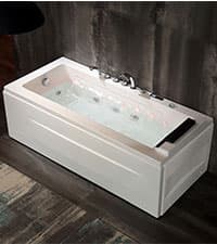 Empava Walk In Tub for Seniors,54" x 30'' Right Drain,12 Air & 13 Whirlpool Massage Jets Bathtub,with built-in Heater,2 Safety Handrail,19.25" Wide Right Outswing Door,Slip-Resistant Floor,Acrylic