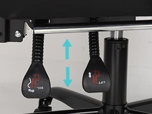 Gaming Chair with Linkage Armrest & Footrest, High Back Video Gaming Chair, Black/Grey