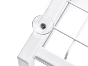 REALINN Under Sink Organizer, Pull Out Cabinet Organizer 2 Tier Slide Out Sink Shelf Cabinet Storage Shelves, Under Sink Storage for Kitchen Bathroom Cabinet, White, 1 Pack