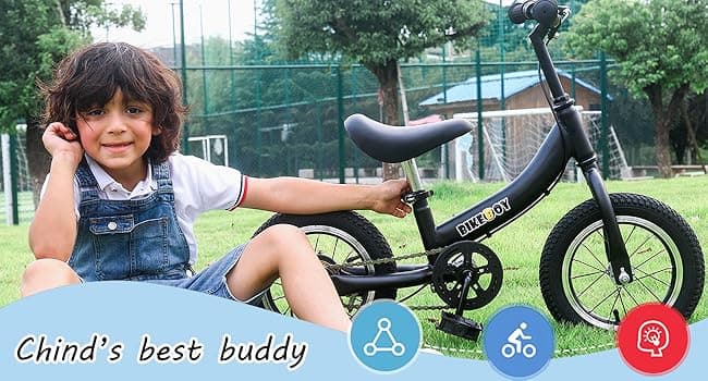 Balance Bike 2 in 1,The Dual Use of a Kids Balance Bike and Toddler Bike, for 2 3 4 5 6 7 Years Old -12 14 16 Inches with Training Theory, Brake, Pedal