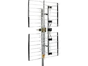 Channel Master EXTREMEtenna - Multi-Directional Outdoor HDTV Digital Antenna, 80+ Mile Range, 8-Bay Bowtie, 180° Wide-Angle Reception, Industry-Leading Reception Power, UHF/VHF Support for Free OTA TV