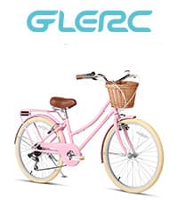 Glerc Maggie Girls Bike, 12-20 Inch Kids Bike for 2-13 Years Old Children, Princess Style Kids Bicycle with Doll-Seat & Basket & Training Wheels, Multiple Colors
