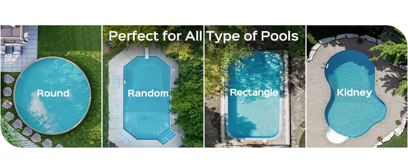 WYBOT C1 Robotic Pool Vacuum for Inground Pools, 150min Runtime Cordless Pool Cleaner up to 1,614Sq.ft, Wall & Waterline Cleaning, 4-in-1 Smart Navigation, App Support
