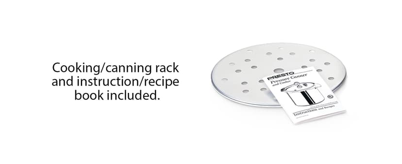 Presto 01755 16-Quart Aluminum canner Pressure Cooker, One Size, Silver