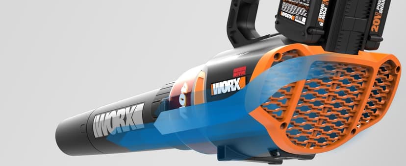 WORX 40V Turbine Leaf Blower Cordless Without Battery and Charger, Brushless Motor Blowers for Lawn Care, Compact and Lightweight Cordless Leaf Blower WG584.9 – Tool Only