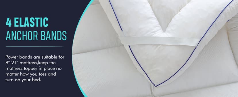 WhatsBedding 4 Inch Memory Foam Mattress Topper King Size, with 3D Bubble Mattress Pad Cover, Soft Quilted 100% Cotton Layer for Back Pain, White(78"x80")