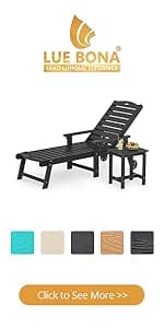 LUE BONA HDPS Adirondack Chairs Set of 4, Fire Pit Outdoor Chair Weather Resistant with Cup Holder, Modern Plastic Chair Plastic for Patio, Deck, Proch, Hotel, Resort, 350LBS, Black