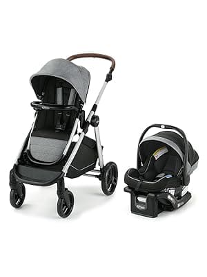Graco Modes Nest2Grow Travel System, Ren with Expandable Double Stroller
