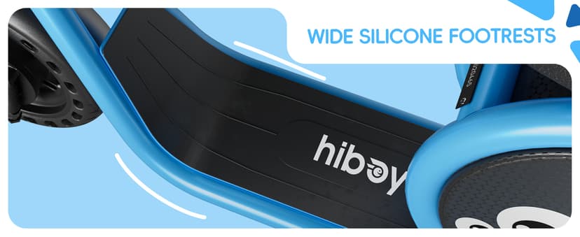 Hiboy JoyHaul Electric Scooter for Kids, Ages 4-10 – LED Neon Lights, 100W Brushless Motor, 56.16Wh Battery, Under-Seat Storage & Safety Brake