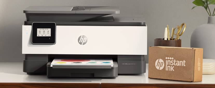 HP OfficeJet 8015e Wireless Color All-in-One Printer, 6 month Instant Ink trial included