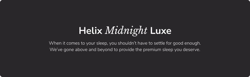 Midnight Luxe with GlacioTex Cooling Mattress, King