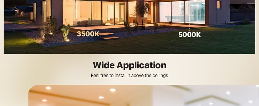 Ensenior 12 Pack 6 Inch LED Recessed Ceiling Light, Dimmable, 2700K-5000K 5CCT, 1200LM 12W 120V, High Brightness Canless Wafer Downlight - ETL&FCC&IC