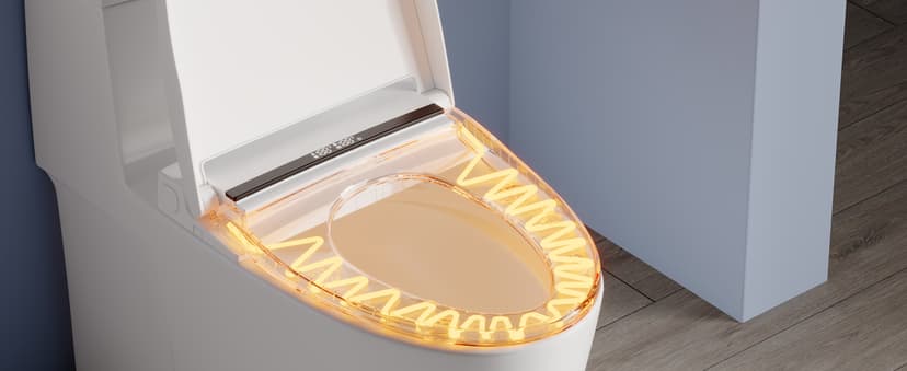 VALBELV Bidet Toilet Seat with Dryer & Warm Water, Self Cleaning Electric Elongated Bidet Attachment for Toilet with Rear/Front/SPA Wash, Slow Close Toilet Seat with Remote Control