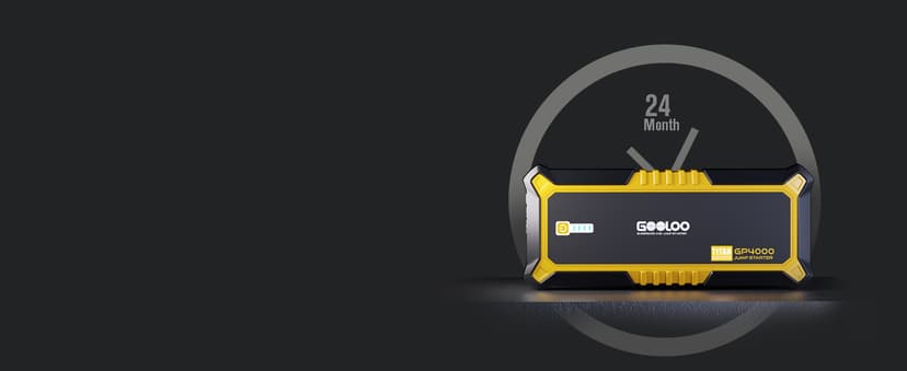 GOOLOO GP4000 Jump Starter 4000A Peak Car Starter (All Gas,up to 10.0L Diesel Engine) SuperSafe 12V Lithium Jump Box,Auto Battery Booster Pack,Portable Power Bank with USB Quick Charge and Type C Port