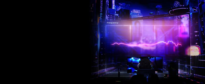 ASUS ROG Delta II Wireless Gaming Headset (BT, ROG SpeedNova 2.4GHz, 3.5mm, 50mm Titanium-Plated Drivers, 10mm Super-Wideband Mic, 110HR Battery, DualFlow Audio, for PC, Switch, PS5, Xbox)- Black