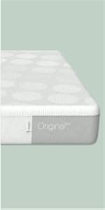 Casper Sleep Original Foam Hybrid, Twin Mattress - Medium Firm Memory Foam with Zoned SupportTM - 100-Night Trial - CertiPUR-US Mattress, Light Gray