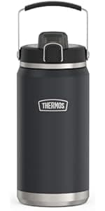 THERMOS ICON SERIES, Stainless Steel Tumbler, Matte Stainless Steel, 16 oz