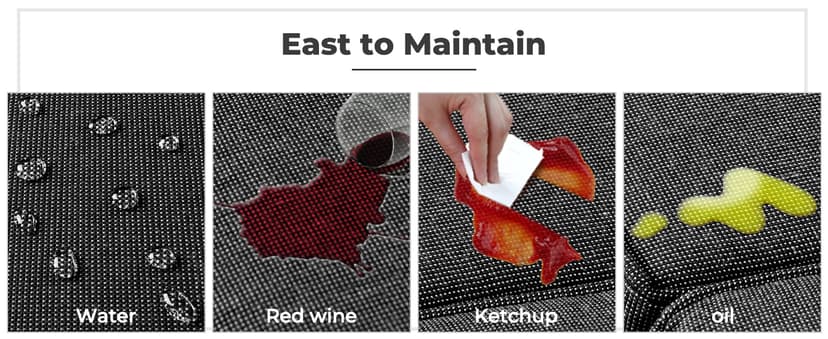 ovios 10 Pieces Patio Furniture Set, Outdoor Wicker Sectional Sofa with 42" Fire Pit Table Swivel Chairs, Modern Modular Deep Seat Rattan Couch Conversation Sets, Black