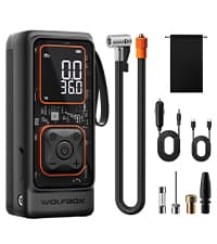 WOLFBOX 4000A Jump Starter,12V Car Battery Jump Starter with 65W Quick Charger,LED Display,24000mAh Portable Jump Starter Battery Pack(10L Gas 10L Diesel Engine) with Booster,LED Light,Jumper Cables