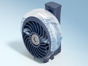 HandFan 4000mAh Upgraded Handheld Misting Fan, 50ml Water Tank, Rechargeable Personal Mister Fan Portable AC, Spray Water Mist Fans, Foldable Cooling Ice Fans for Beach Travel Disney(Royal Blue)