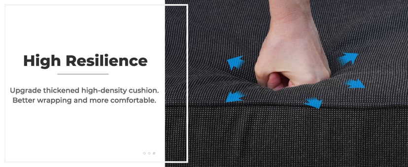 ovios 10 Pieces Patio Furniture Set, Outdoor Wicker Sectional Sofa with 42" Fire Pit Table Swivel Chairs, Modern Modular Deep Seat Rattan Couch Conversation Sets, Black