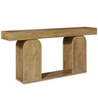 Tribesigns 63-Inch Long Console Table, Wooden Rectangular Sofa Table Behind The Couch, Farmhouse Entryway Table for Entrance, Hallway, Living Room (Natural)