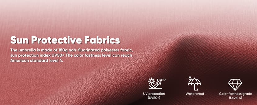 Sweetcrispy 15ft Large Patio Umbrella with Base Included, Rectangle Table Umbrella Outdoor Patio, Outside Umbrellas for Deck, Market, Backyard