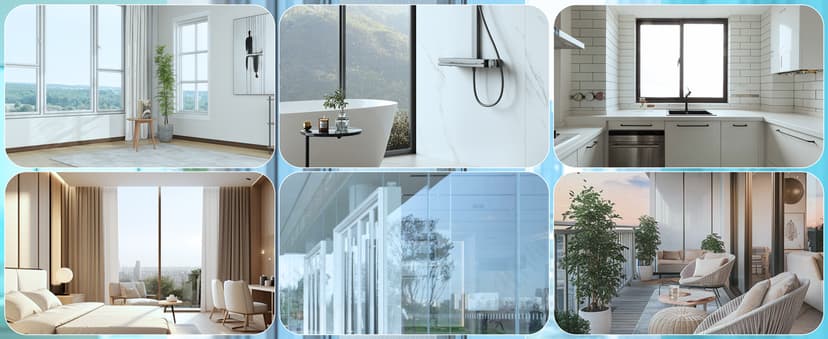 HAUSHOF Robot Window Cleaner with 3800Pa Suction, Auto Water Spray, AI Path Planning & Edge Detection, Remote Control for High-Rise Window, Glass Door