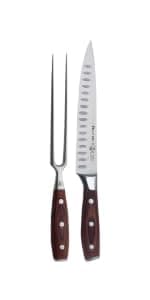 Messermeister Avanta Forged 5” Fine Edge Steak Knife Set - German X50 Stainless Steel - Rust Resistant & Easy to Maintain - Includes 4 Steak Knives
