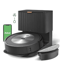 iRobot Roomba Combo j5+ Self-Emptying Robot Vacuum & Mop – Identifies and Avoids Obstacles Like Pet Waste & Cords, Empties Itself for 60 Days, Clean by Room with Smart Mapping, Works with Alexa