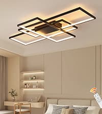 Jaycomey Modern LED Ceiling Light Fixture, 11.65" Flush Mount Kitchen Lighting Gold with Clear Seeded Acrylic Lampshade,Round Ceiling Lamp Lights for Hallway Dining Room
