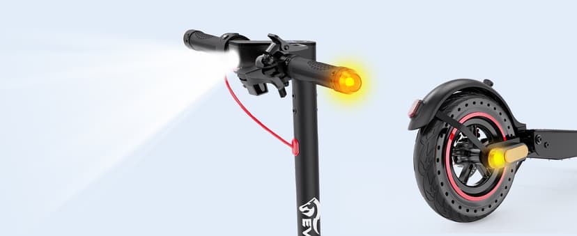 EVERCROSS Electric Scooter, 350W/500W Electric Scooter Adults, 8.5"/10" Tires, Up to 19/22 Miles Range, 19 MPH Lightweight E-Scooter with Dual Shock Absorption