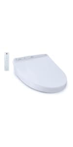 TOTO SW4726AT40#01 WASHLET+ Electronic Bidet Toilet Seat, Elongated, Cotton White