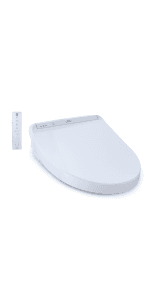 TOTO SW4734AT40#01 WASHLET+ Electronic Bidet Toilet Seat, Elongated, Cotton White