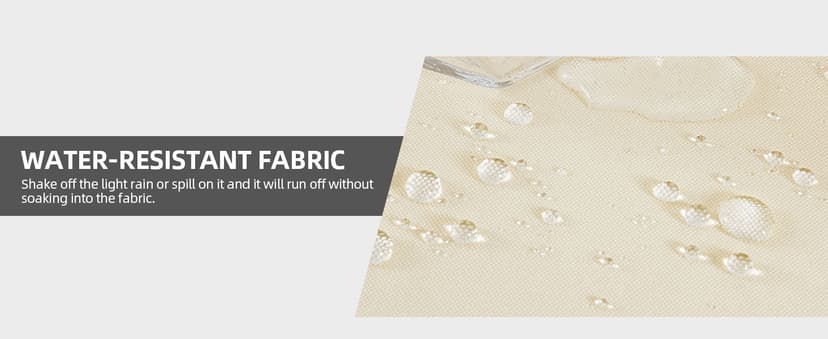 DWVO Patio Furniture Set 3 Piece Outdoor Wicker Conversation Set with Detachable Cushions and Coffee Table L-Shaped Sectional Sofa Set Outdoor Furniture Set for Backyard Porch Deck - Beige