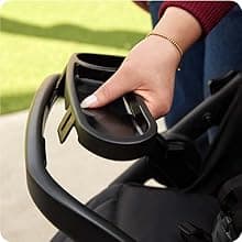 Graco Outpace LX All-Terrain 3-Wheel Baby Stroller, Cohen €” Compatible for Travel System, Easy One-Hand Fold, in-Seat Suspension for Comfortable Ride, Never-Flat Rubber Tires