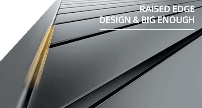 PURPLE LEAF Outdoor Dining Table 121" X 37" Slatted Tabletop Large Aluminum Rectangular Patio Dining Table for 10, Weather-Resistant Patio Table for Backyard Garden Lawn Porch Deck