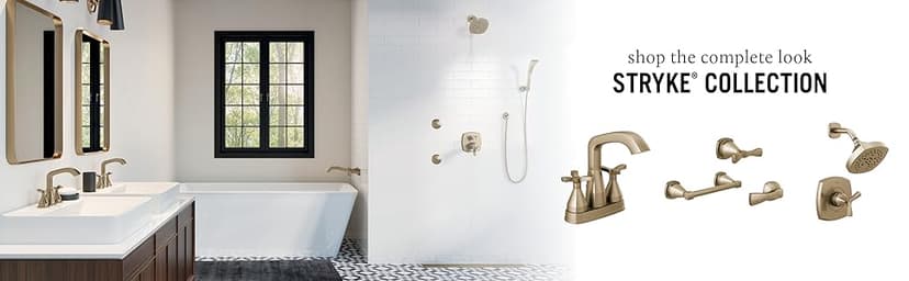 Delta Faucet Stryke Pull Down Bathroom Faucet, Bathroom Pull Out Faucet, Brushed Nickel Widespread Bathroom Faucet 3 Hole, Bathroom Sink Faucet, Lumicoat Stainless 357756-SSPD-PR-DST