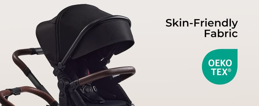 Momcozy ChangeGo Baby Stroller, Convertible Single-to-Double-to-Wagon Stroller with 23 Configurations, Bassinet, Seat Included, Large PU Wheels, All-Wheel Suspension & Extendable UPF50+ Canopy