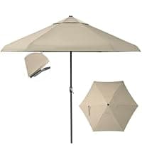 CROWN SHADES Canopy Tent, 10 x 10 Foot Portable Pop Up Outdoor Shelter with Pocket Sidewall, Push Center Lock, UV Protection, and Carry Bag, Navy Blue