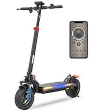 iScooter Electric Scooter, 10" Tires, 800W Motor E-Scooter Up to 25/28 Miles Range, Top Speed 24/28 MPH, Adjustable Handlebar Height, Folding Commuting Electric Scooter for Adults-(Optional Seat)