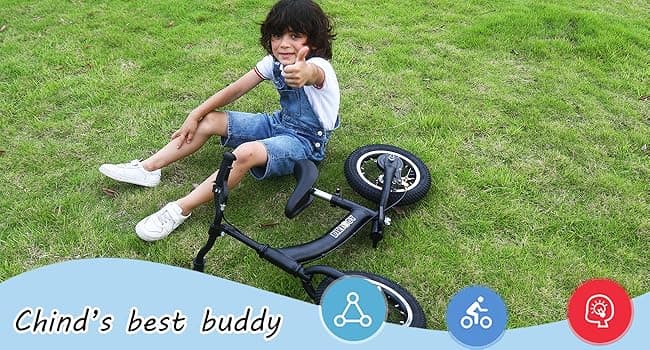 Balance Bike 2 in 1,The Dual Use of a Kids Balance Bike and Toddler Bike, for 2 3 4 5 6 7 Years Old -12 14 16 Inches with Training Theory, Brake, Pedal