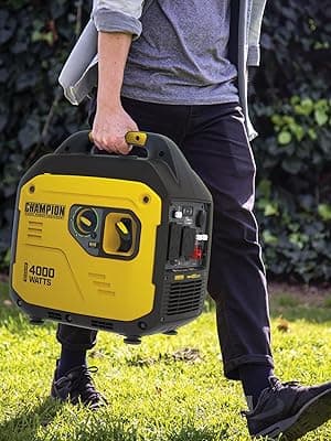 Champion Power Equipment 4000-Watt RV Ready Portable Inverter Generator with Quiet Technology and CO Shield