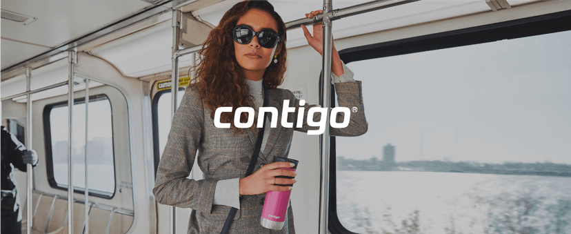 Contigo Byron Vacuum-Insulated Stainless Steel Travel Mug, 20oz - Leak-Proof Lid, BPA-Free, Blue Corn - Perfect Reusable Cup for Coffee or Water; hot and cold beverage holder