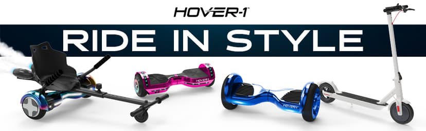 Hover-1 Ranger Electric Self Balancing Hoverboard with Dual 200W Motors, 7 MPH Max Speed, 6 Miles Max Range, and 6.5” Tires Self Balancing Scooter, Gray
