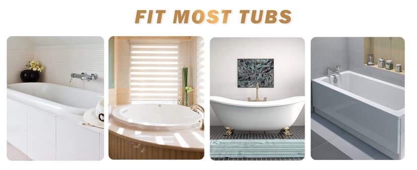 Bath Pillow Luxury Bathtub Pillow, Extra Soft & Comfortable Bath Pillows for Tub Head Neck and Back Support, with 4D Air Mesh Cushions & Non-Slip Suction Cups - Bath Accessories Spa Gifts for Women