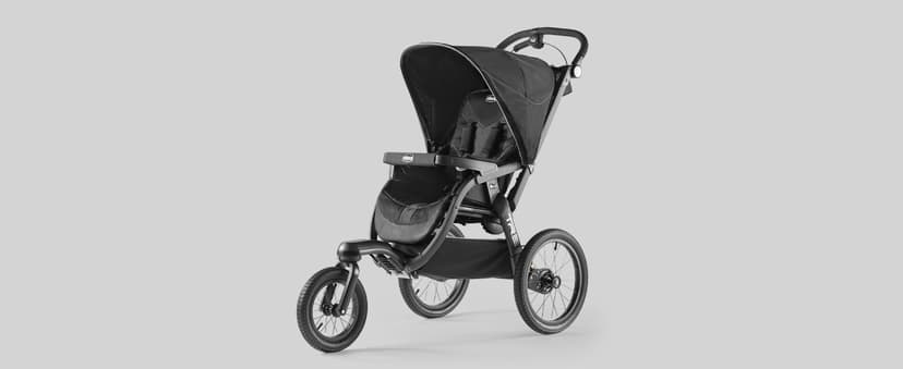 Chicco TRE® Jogging Stroller, All-Terrain Stroller, Compatible with Chicco Infant Car Seats (not Included), Baby Travel Gear | Galaxy/Black
