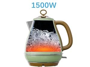 1.7L Electric Kettles, BPA Free Tea Kettle, Hot Water Boiler Heater, Stainless Steel Teapot, Auto Shut-Off & Boil-Dry Protection, 120V/1500W
